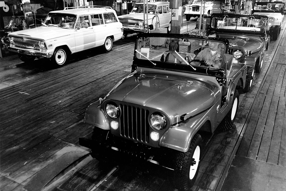 Historisches Bild Jeep
