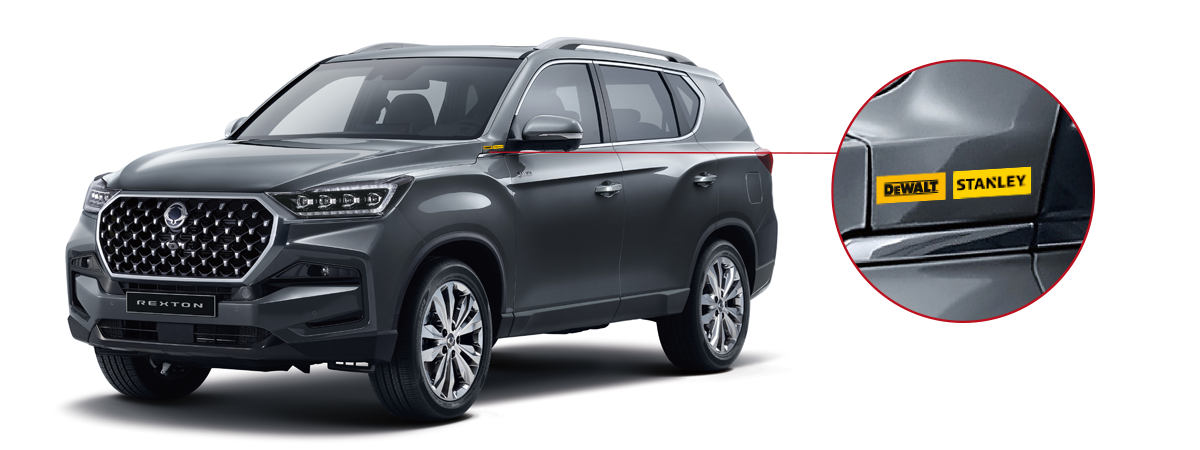 KGM Rexton Modelle mit Emblem