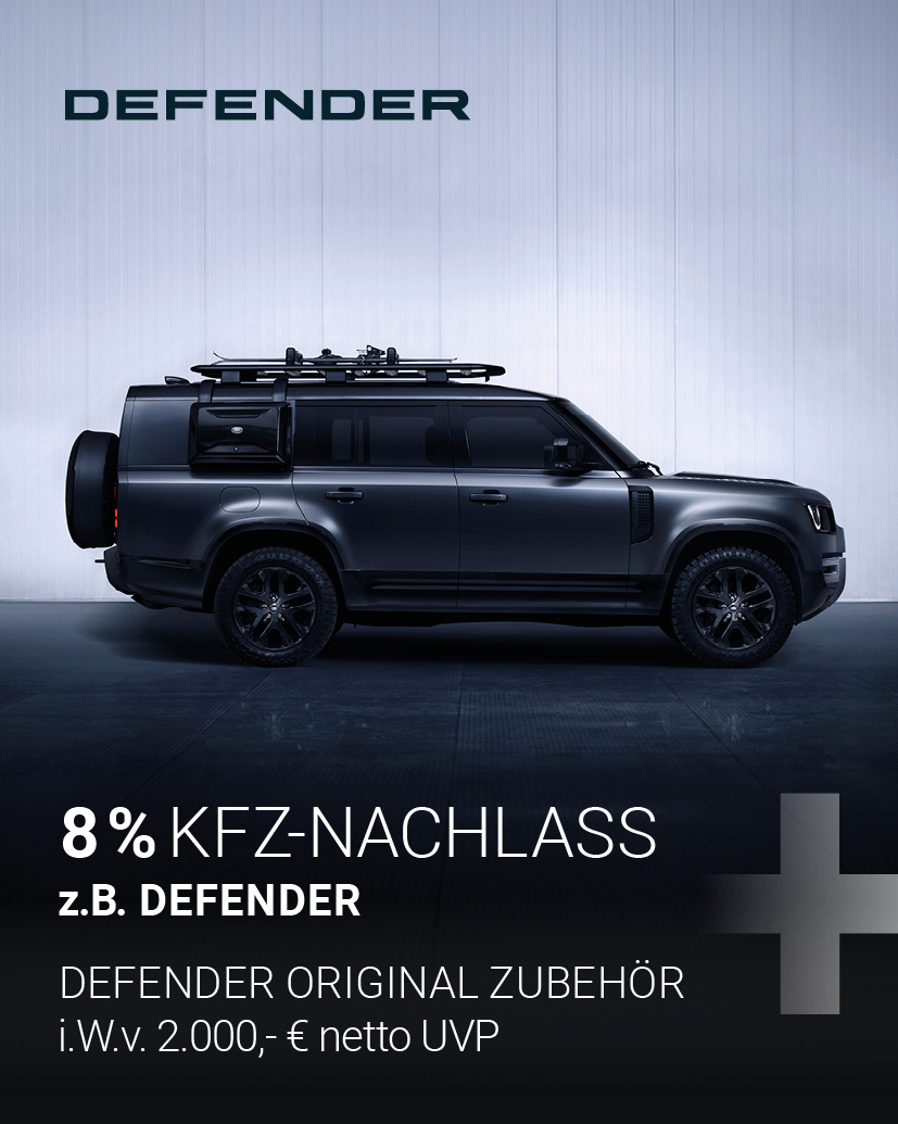 Defender Zubehöraktion