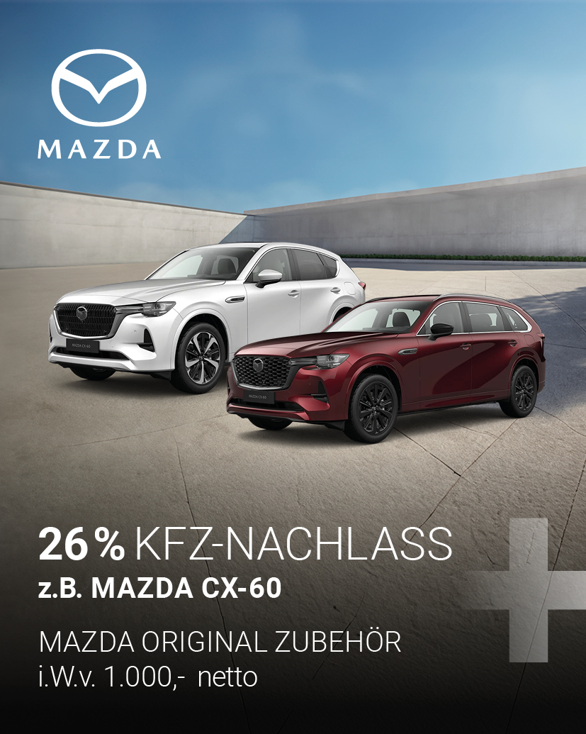 Aktionsmeldung Mazda Original-Zubehoer