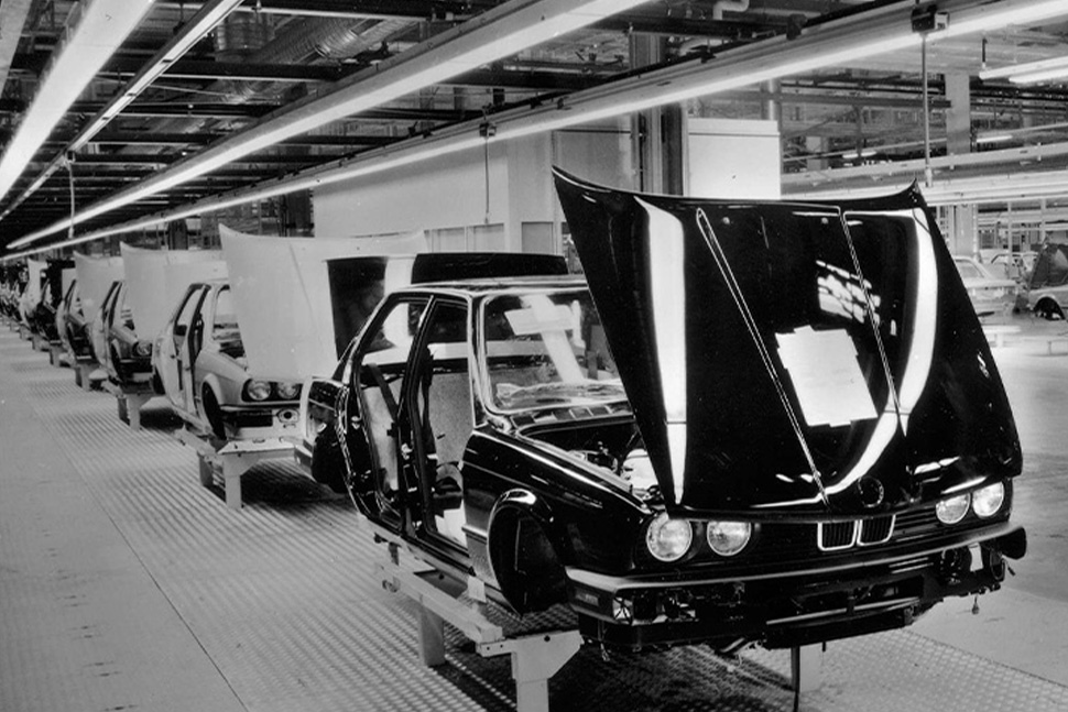 Historisches Bild BMW Produktion